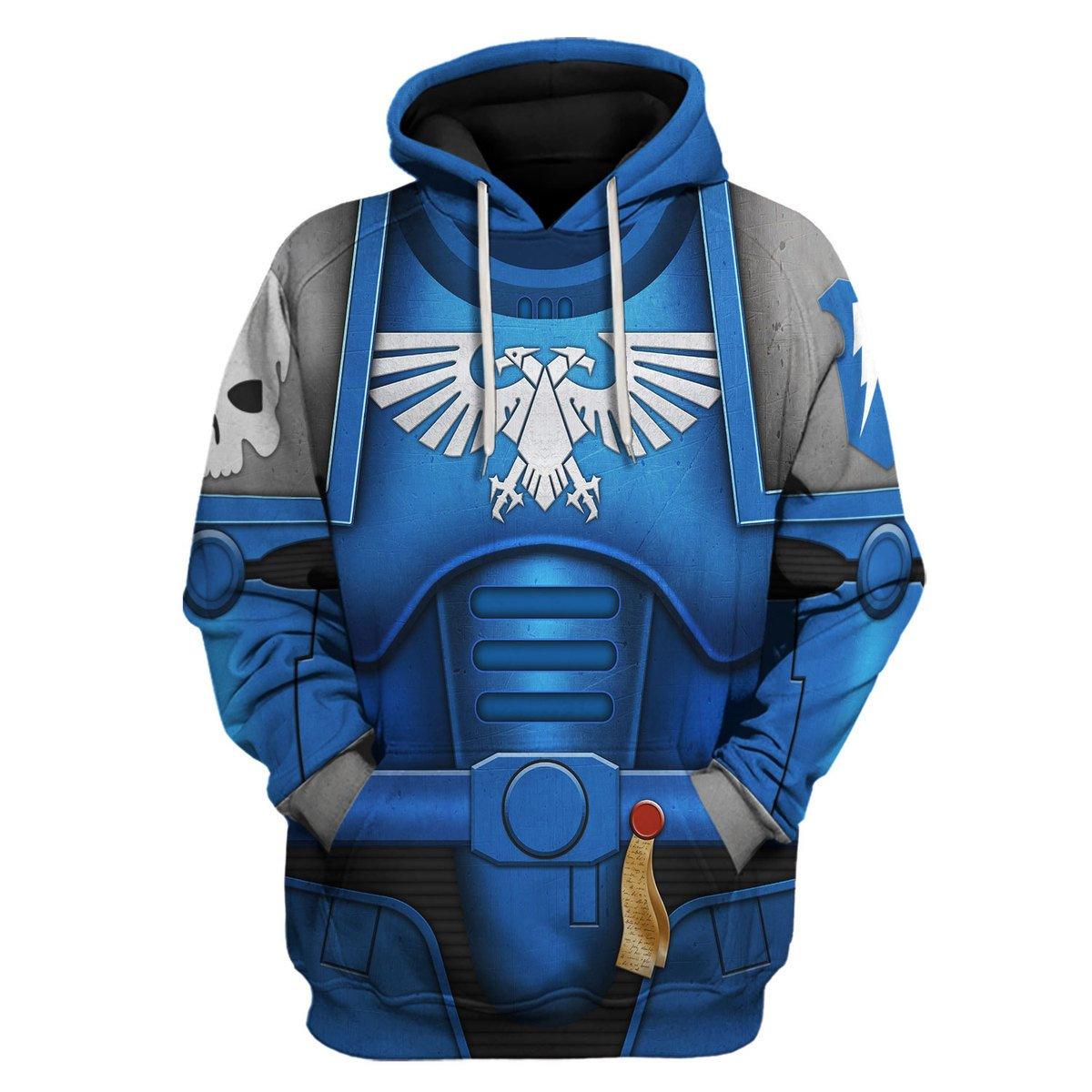 The Storm Wardens Warhammer Costume Hoodie Jogger, The Storm Wardens Space Marines Cosplay 3D Hoodie Pants, Warhammer 3D Tracksuit, Warhammer Game Outfit TQT3