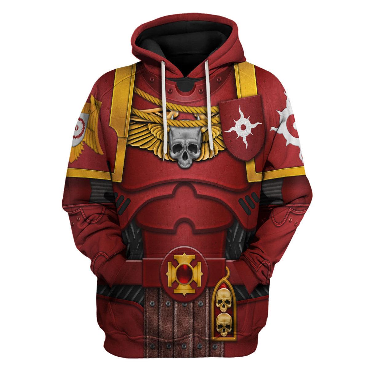 Thousand Sons Captain Warhammer Costume Hoodie Jogger, Thousand Sons Captain Space Marines Cosplay 3D Hoodie Pants, Warhammer 3D Tracksuit, Warhammer Game Outfit TQT1