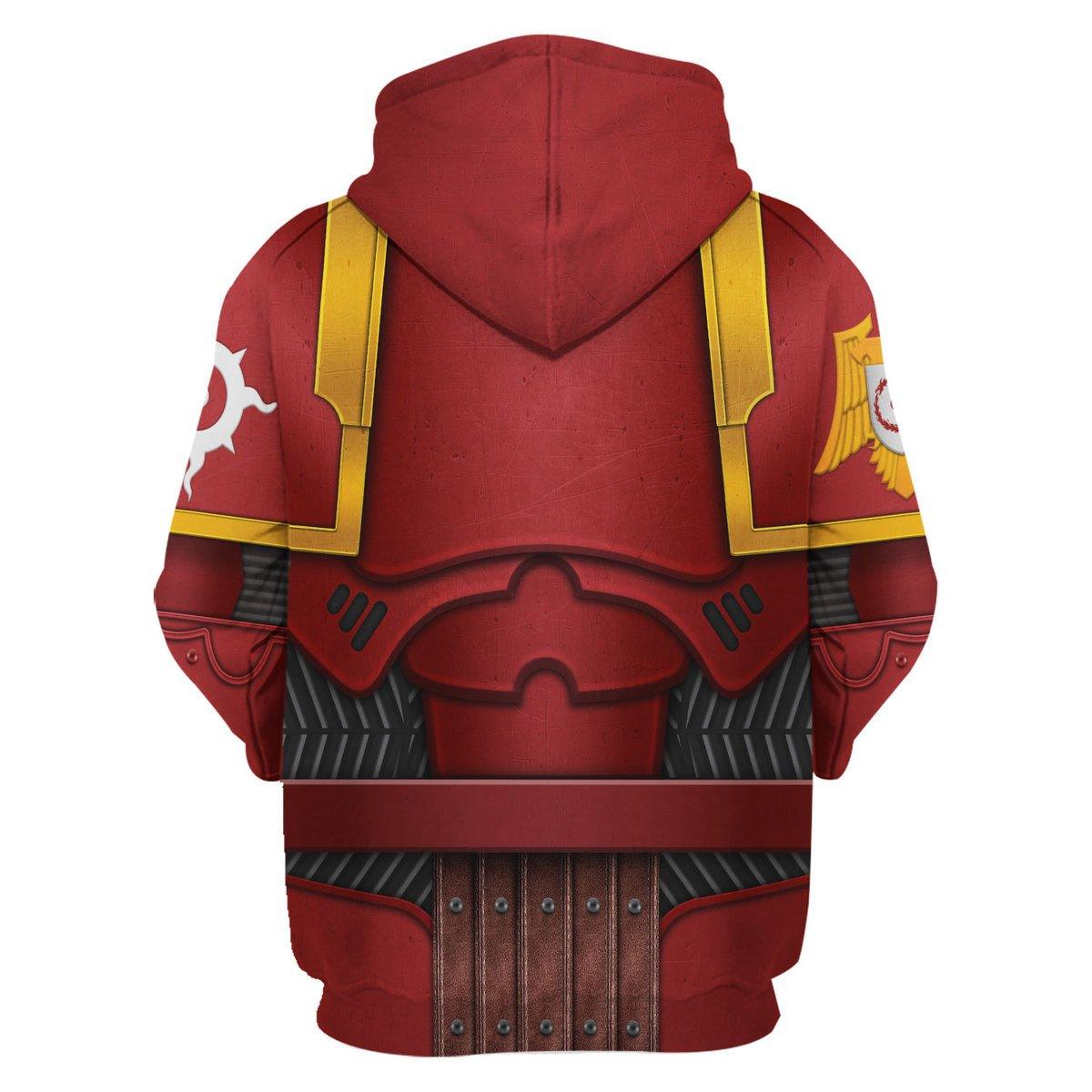 Thousand Sons Captain Warhammer Costume Hoodie Jogger, Thousand Sons Captain Space Marines Cosplay 3D Hoodie Pants, Warhammer 3D Tracksuit, Warhammer Game Outfit TQT1