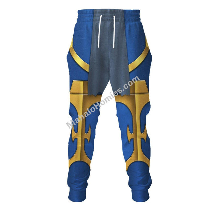 Thousand Sons Legion Colour Scheme Warhammer Costume Hoodie Jogger, Thousand Sons Legion Colour Scheme Space Marines Cosplay 3D Hoodie Pants, Warhammer 3D Tracksuit, Warhammer Game Outfit TQT1