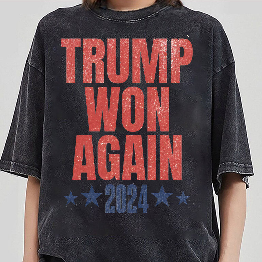 Trump Won Again Png, Donald Trump Winner Winner Chicken Dinner PNG, President Trump 47 PNG Clip Art, Trump Digital Download PNG Transparent Background