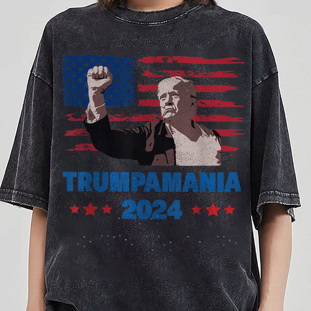 Trumpamania Hulk Hogan Style Shirt, Trump for President 2024 Republican Patriot MAGA Shirt, Election 2024 Trump That's My President Shirt