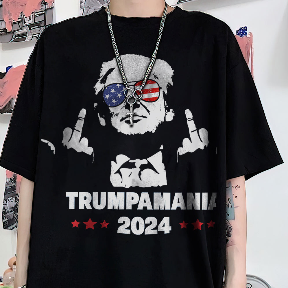 Trumpamania Hulk Hogan Style Shirt, Trump for President 2024 Republican Patriot MAGA Shirt V2, Election 2024 Trump That's My President Shirt