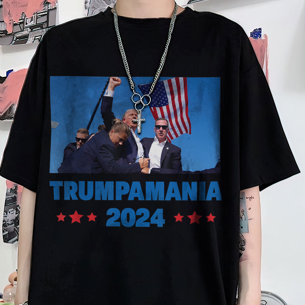 Trumpamania Hulk Hogan Style Shirt, Trump for President 2024 Republican Patriot MAGA Shirt V3, Election 2024 Trump That's My President Shirt