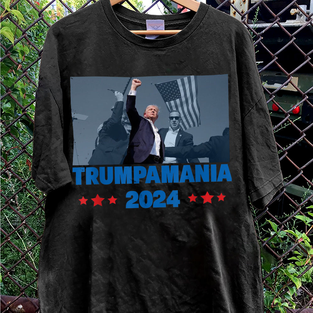 Trumpamania Hulk Hogan Style Shirt, Trump for President 2024 Republican Patriot MAGA Shirt V4, Election 2024 Trump That's My President Shirt