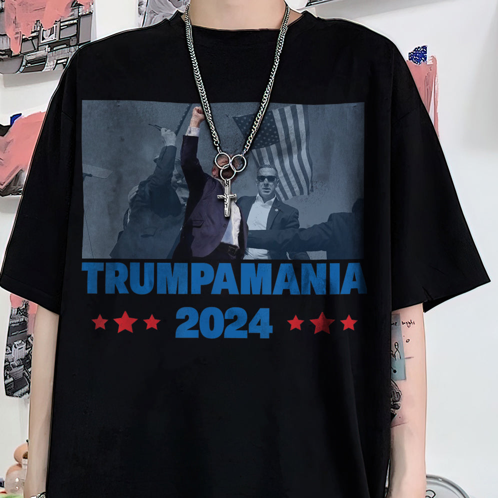 Trumpamania Hulk Hogan Style Shirt, Trump for President 2024 Republican Patriot MAGA Shirt V4, Election 2024 Trump That's My President Shirt