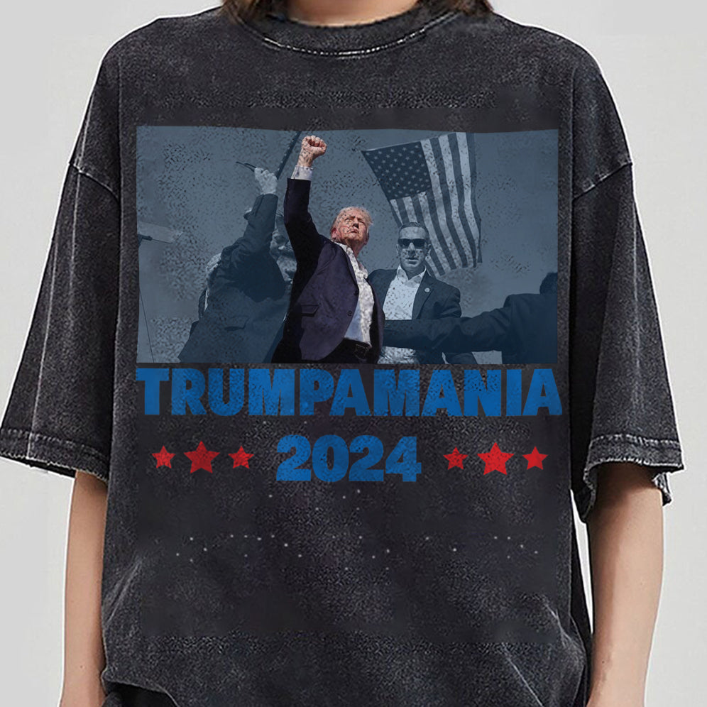 Trumpamania Hulk Hogan Style Shirt, Trump for President 2024 Republican Patriot MAGA Shirt V4, Election 2024 Trump That's My President Shirt