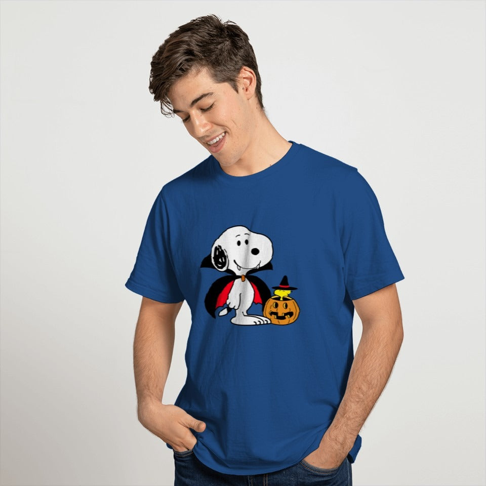 Snoopy Fall Sweatshirt, Snoopy Pumpkin Hoodie, Halloween Cartoon Dog Crewneck Sweatshirt Sleeve DH2407 1