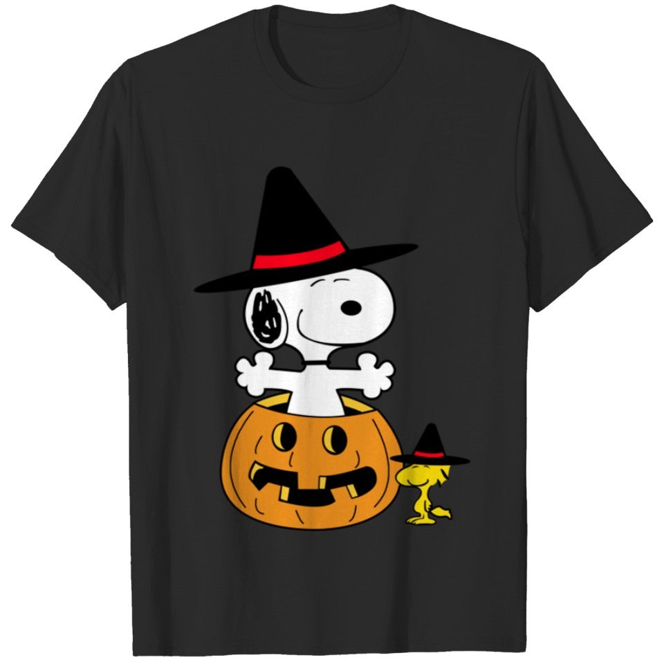 Snoopy Fall Sweatshirt, Snoopy Pumpkin Hoodie, Halloween Cartoon Dog Crewneck Sweatshirt Sleeve DH2407 4