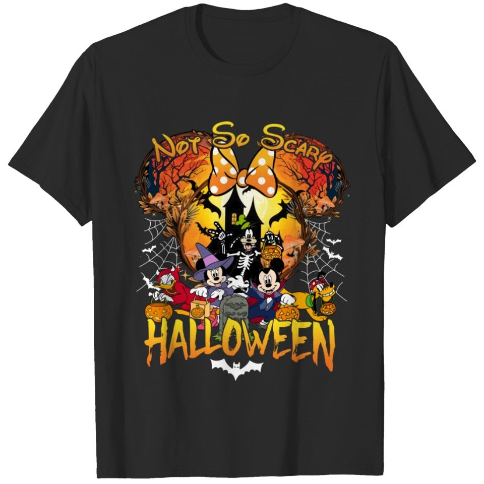 Mickey's Not So Scary Halloween party 2024 shirt, Mickey & friends New outfit 2024 Halloween shirt, Family Group matching costume DH2407 12