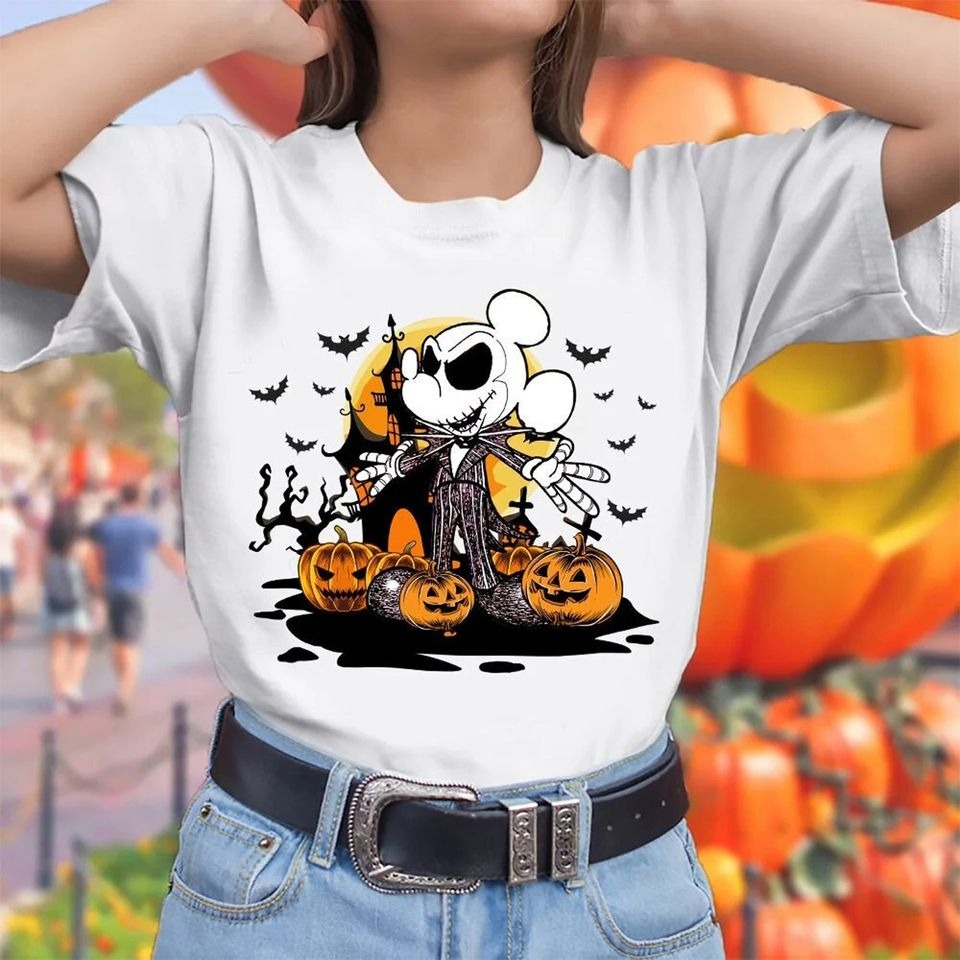 Mickey Jack Skellington Nightmare Before Christmas Let's Oogie Boogie shirt DH2507 02