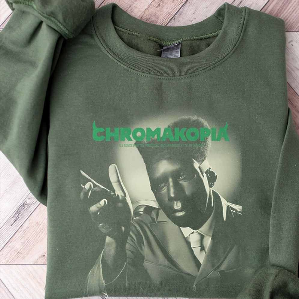 Tyler the Creator Chromakopia shirt, rap album merch, Sweatshirt, Hoodie, Hip Hop Concert Apparel, Rapper Merch