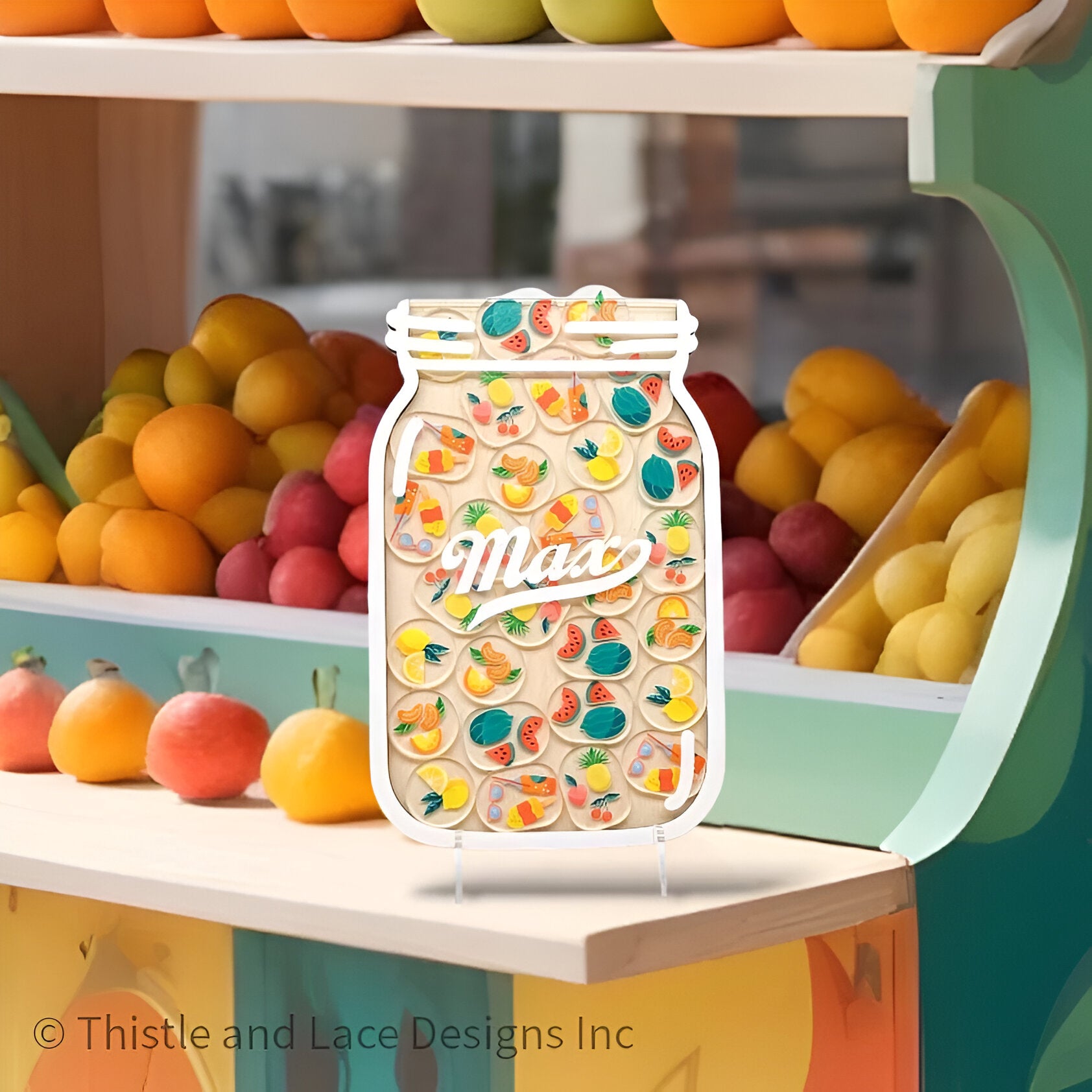 SUMMERTIME FRUIT REWARD JAR TOKENS, PERSONALIZED REWARD JAR, REWARD SYSTEM, REWARD TOKENS, REWARD CHART, GIFT FOR KIDS, CLASS REWARD JAR REJAR