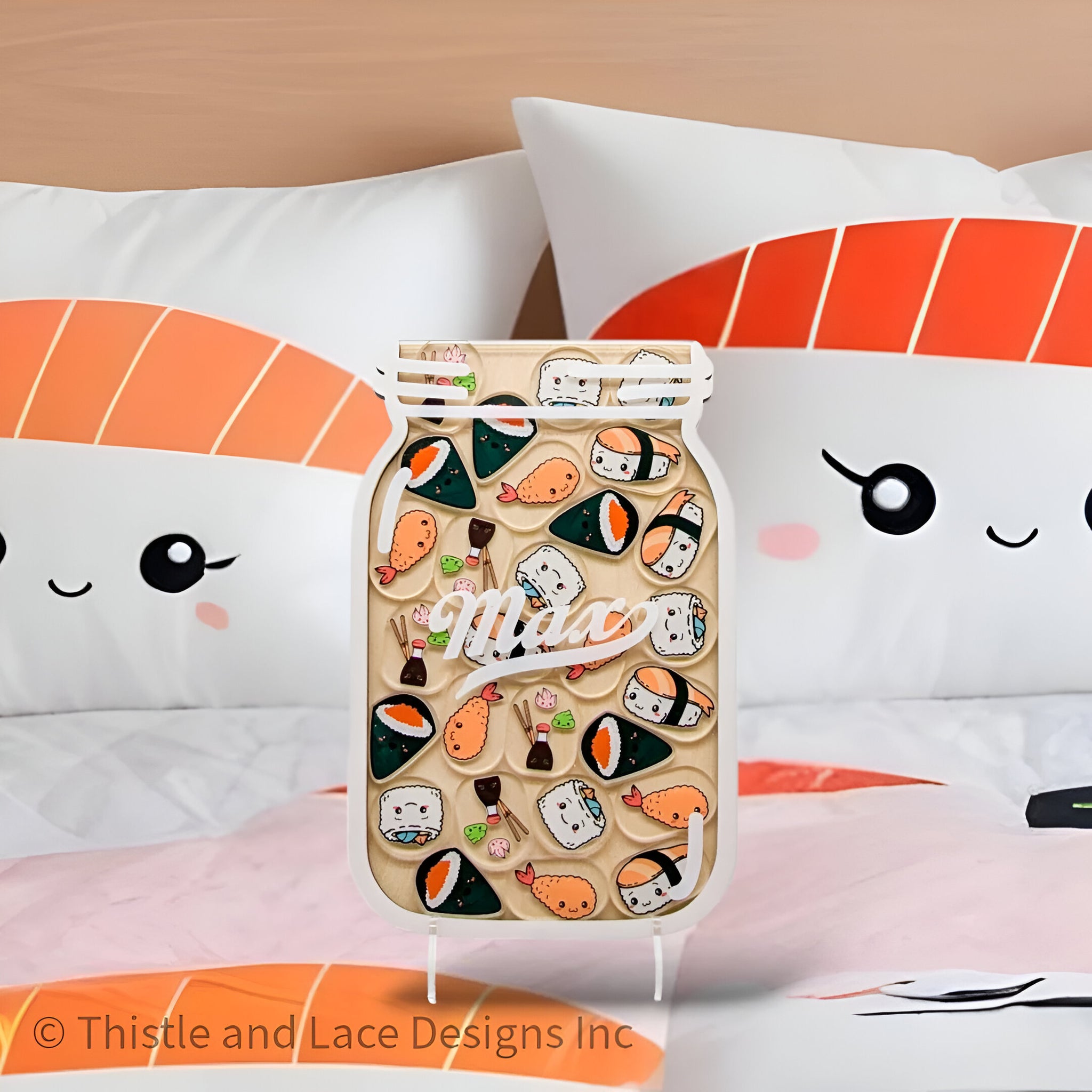 KAWAII SUSHI REWARD JAR TOKENS, PERSONALIZED REWARD JAR, REWARD SYSTEM, REWARD TOKENS, REWARD CHART, GIFT FOR KIDS, CLASS REWARD JAR REJAR