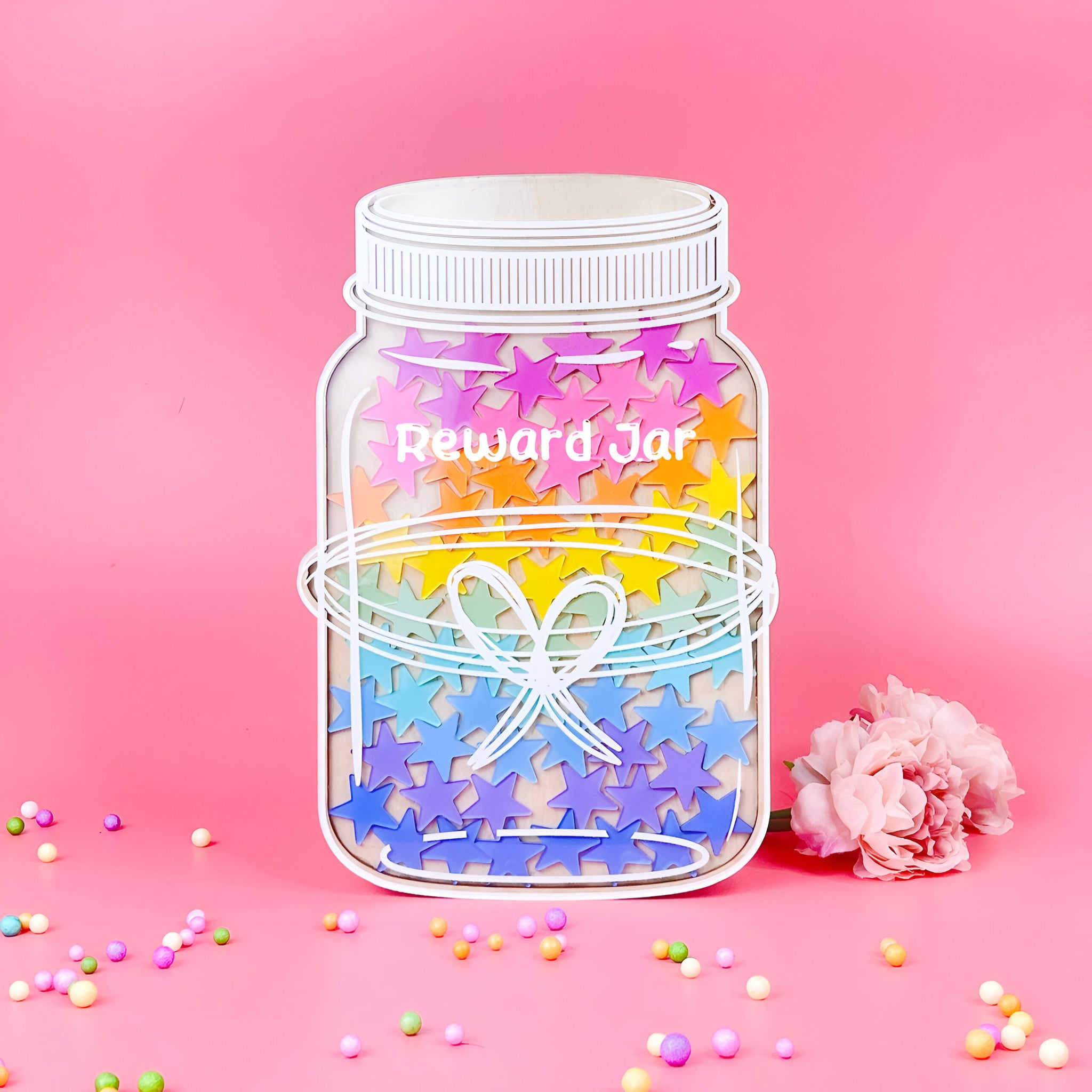 Reward Jar Star Charm Teacher Gift, Inspirational Gift For Children 7 Rejar