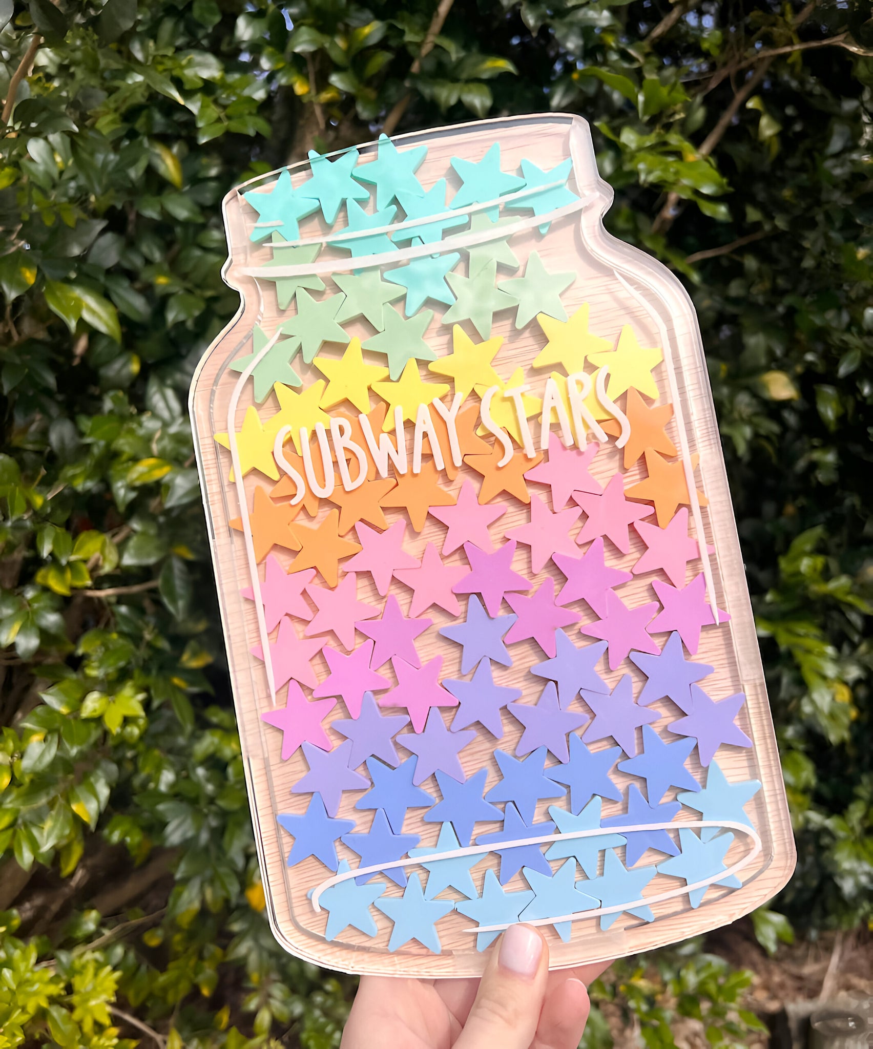 Personalized Reward Jar For Classroom Good Vibes Star Charm Custom Reward Jar 2 Rejar