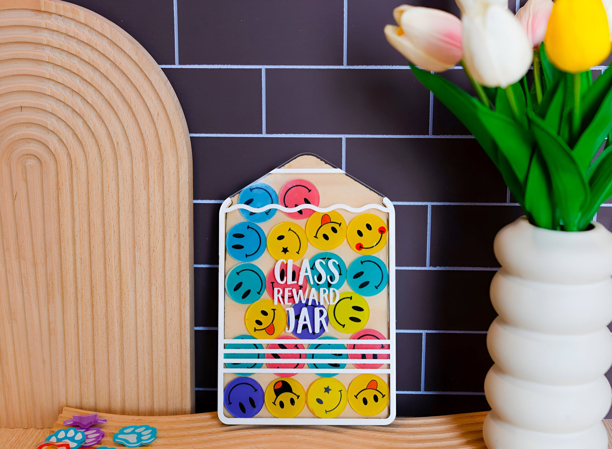 Personalized Stars Reward Jar Magnet Classroom Teacher, Custom Classroom Reward Jar 11 Rejar