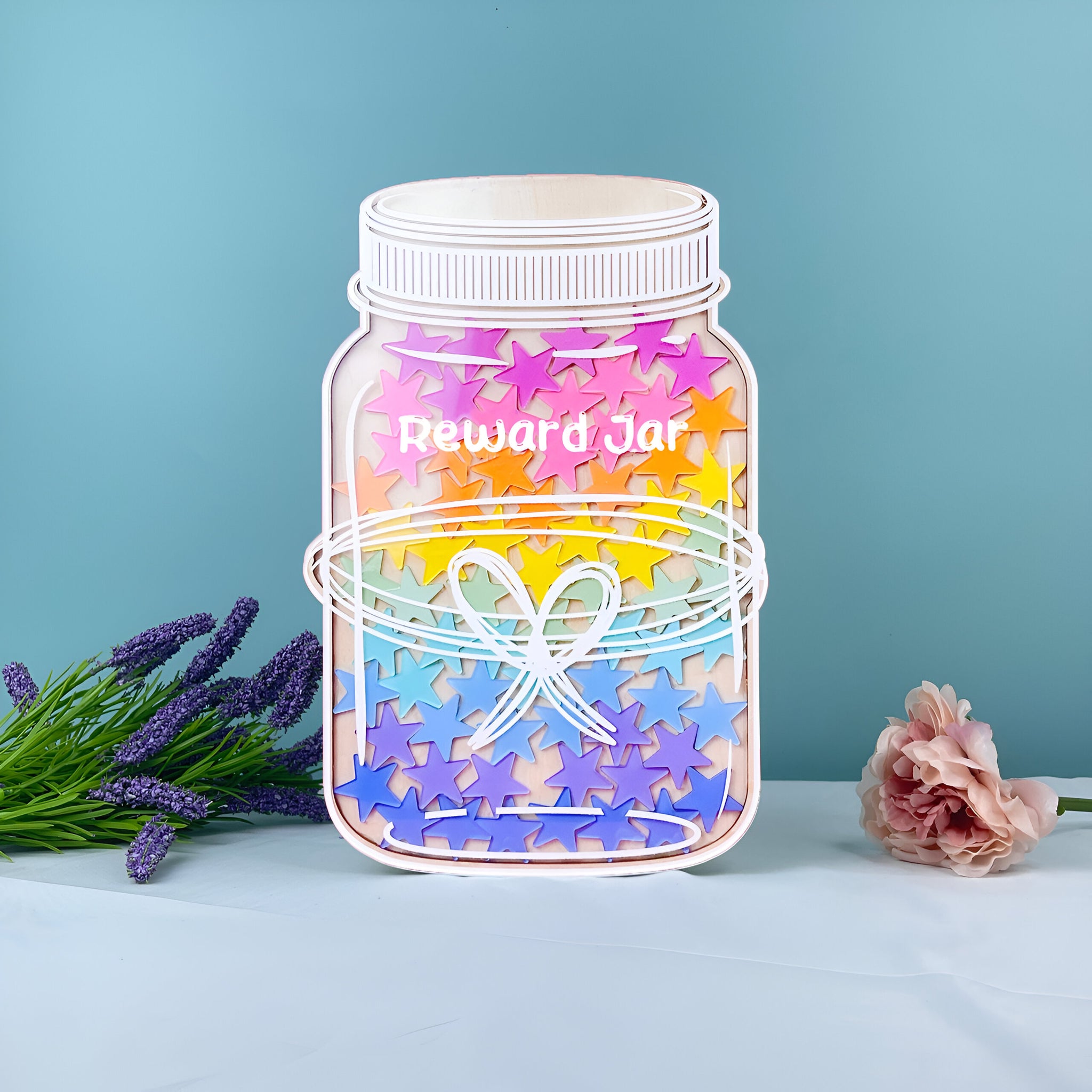 Reward Jar Star Charm Teacher Gift, Inspirational Gift For Children 7 Rejar