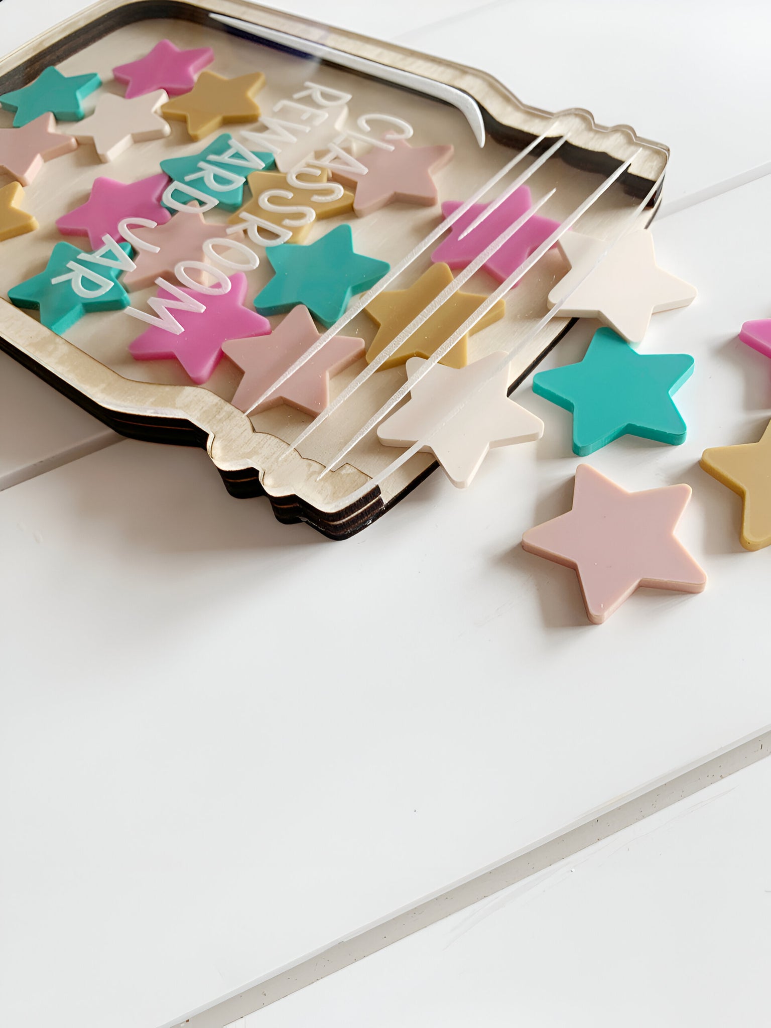 Custom Reward Jar for Classroom, Personalized Heart Reward Jar Pastel Color 13 Rejar