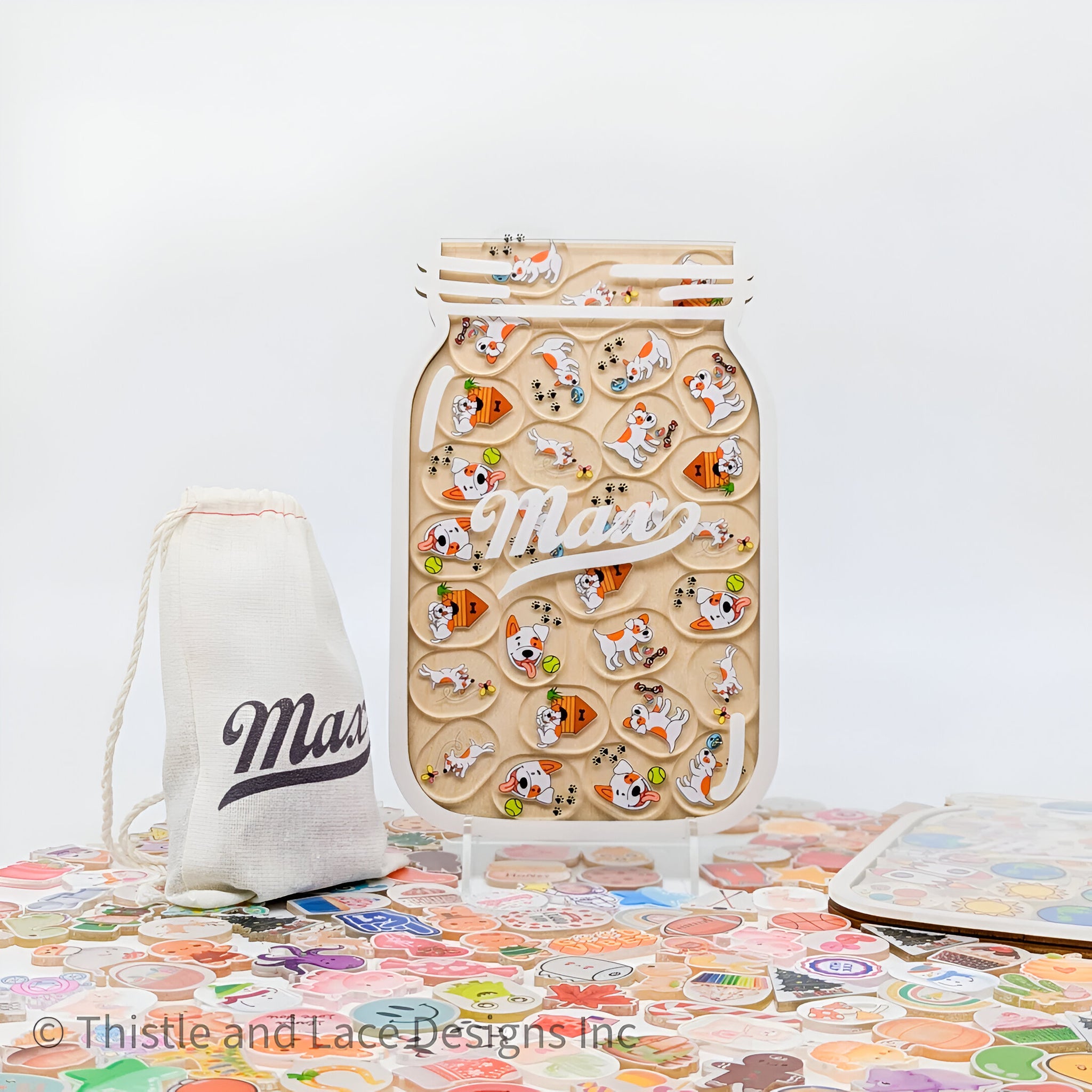 DOG REWARD JAR TOKENS, PERSONALIZED REWARD JAR, REWARD SYSTEM, REWARD TOKENS, REWARD CHART, GIFT FOR KIDS, CLASS REWARD JAR REJAR