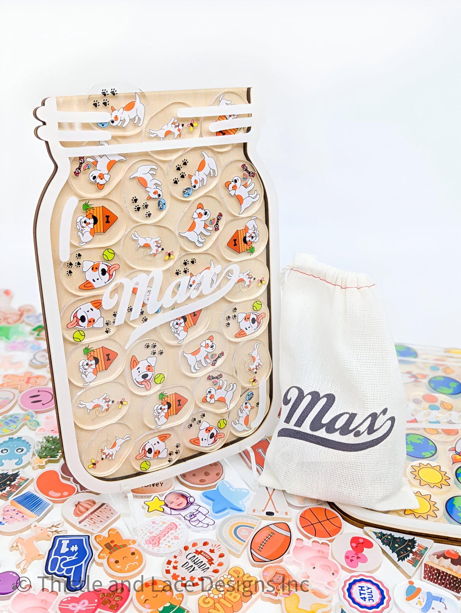 DOG REWARD JAR TOKENS, PERSONALIZED REWARD JAR, REWARD SYSTEM, REWARD TOKENS, REWARD CHART, GIFT FOR KIDS, CLASS REWARD JAR REJAR