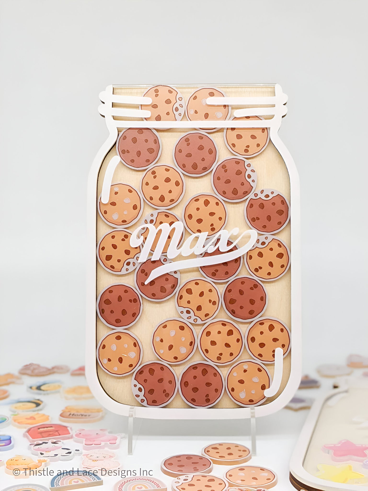 Cookie jar reward jar tokens, personalized reward jar, reward system, reward tokens, reward chart, gift for kids, class reward jar rejar