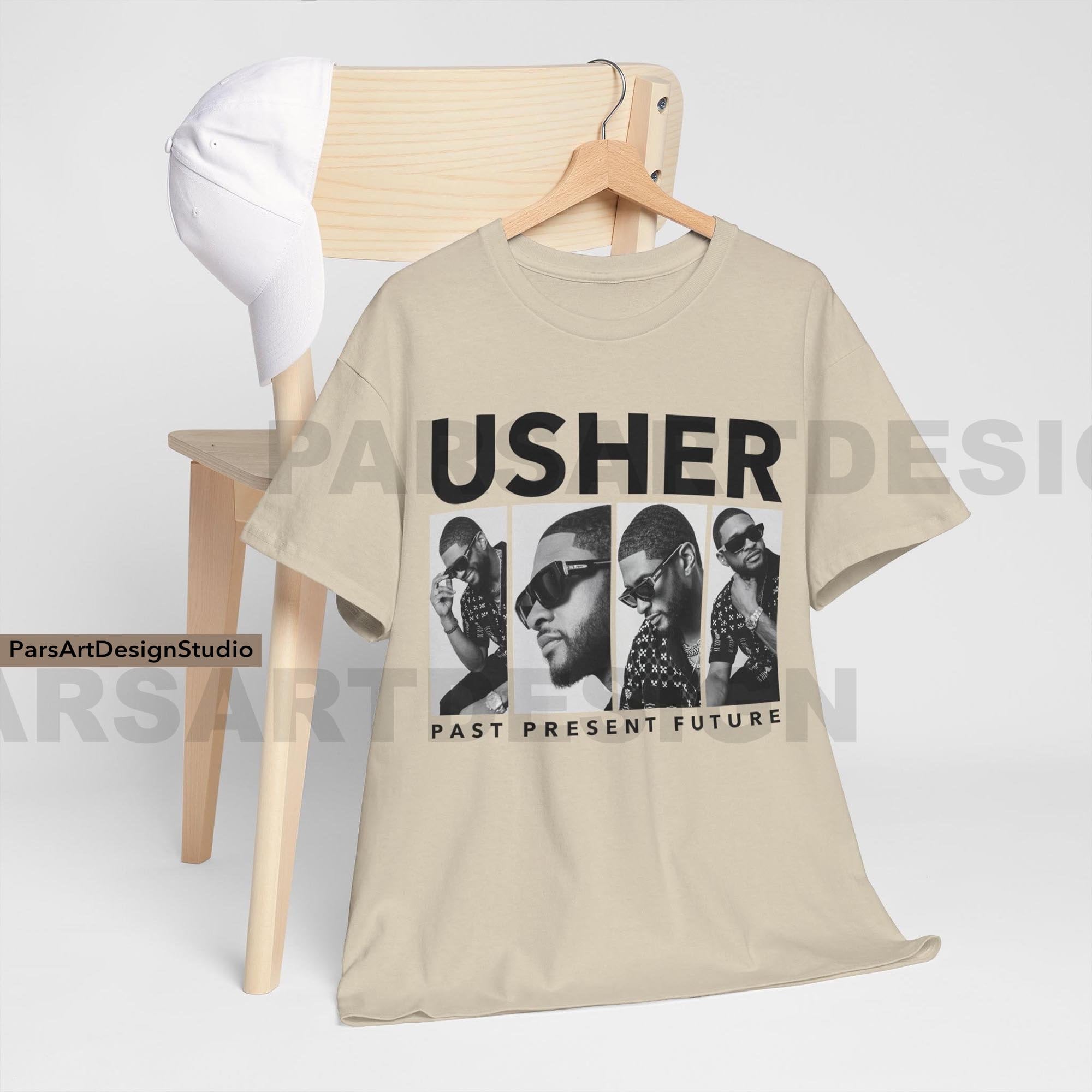 Usher world tour shirt Usher past present future world Tour shirt Usher t-shirt Usher fan merch Usher concert Usher gift TMC