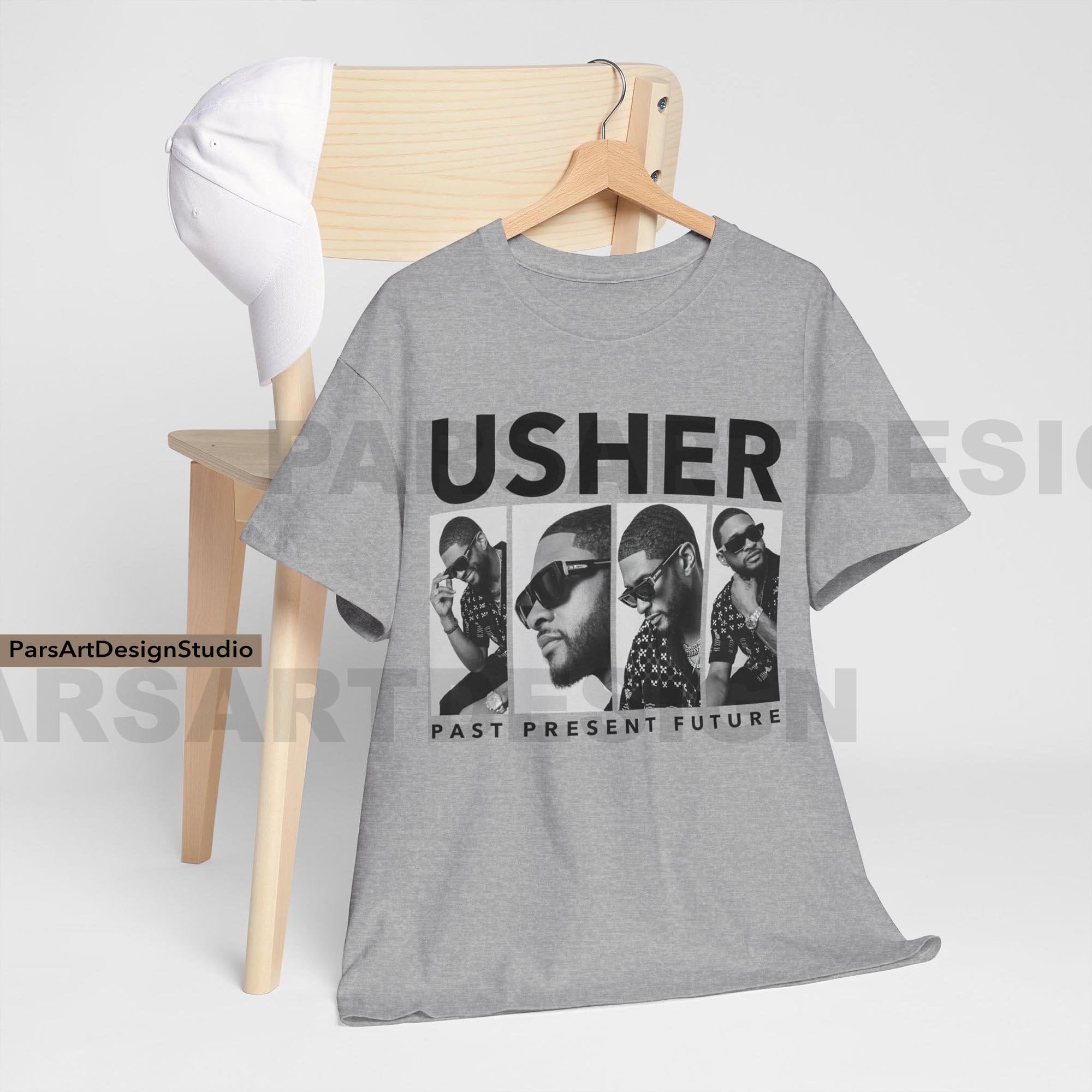 Usher world tour shirt Usher past present future world Tour shirt Usher t-shirt Usher fan merch Usher concert Usher gift TMC