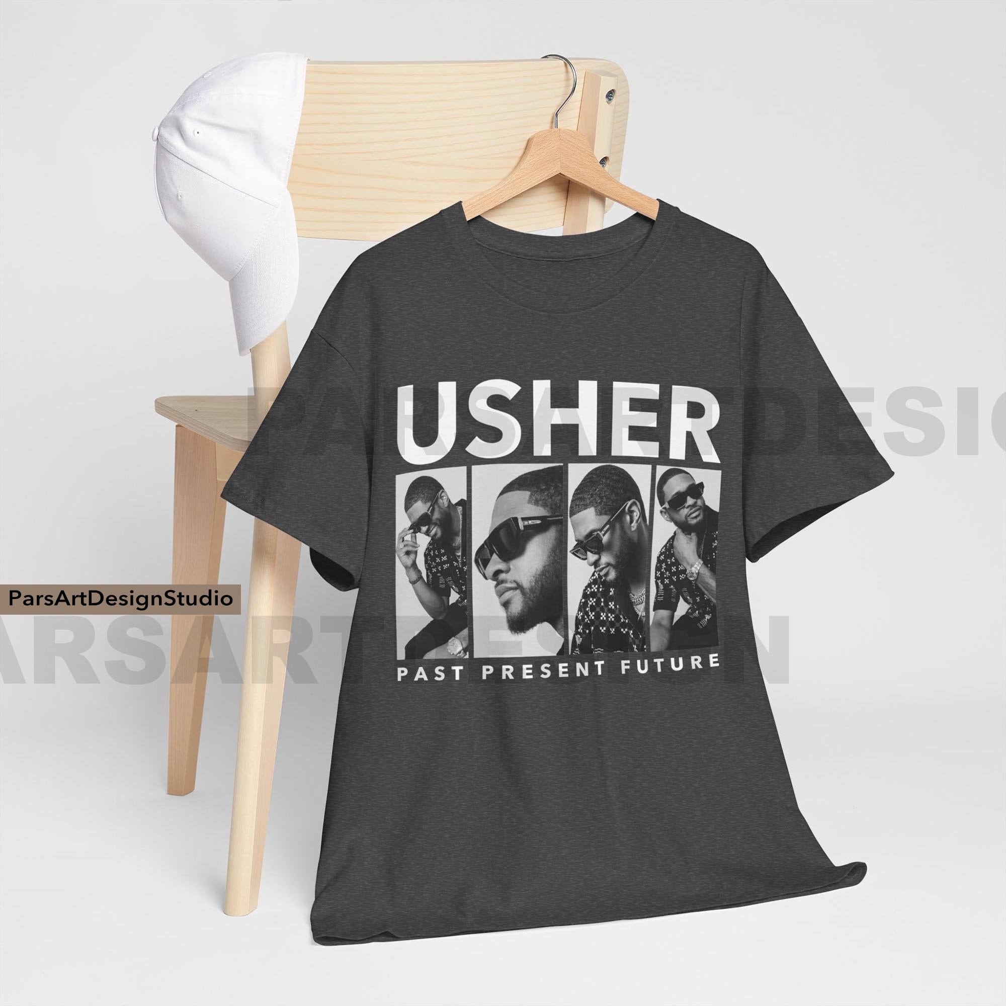 Usher world tour shirt Usher past present future world Tour shirt Usher t-shirt Usher fan merch Usher concert Usher gift TMC