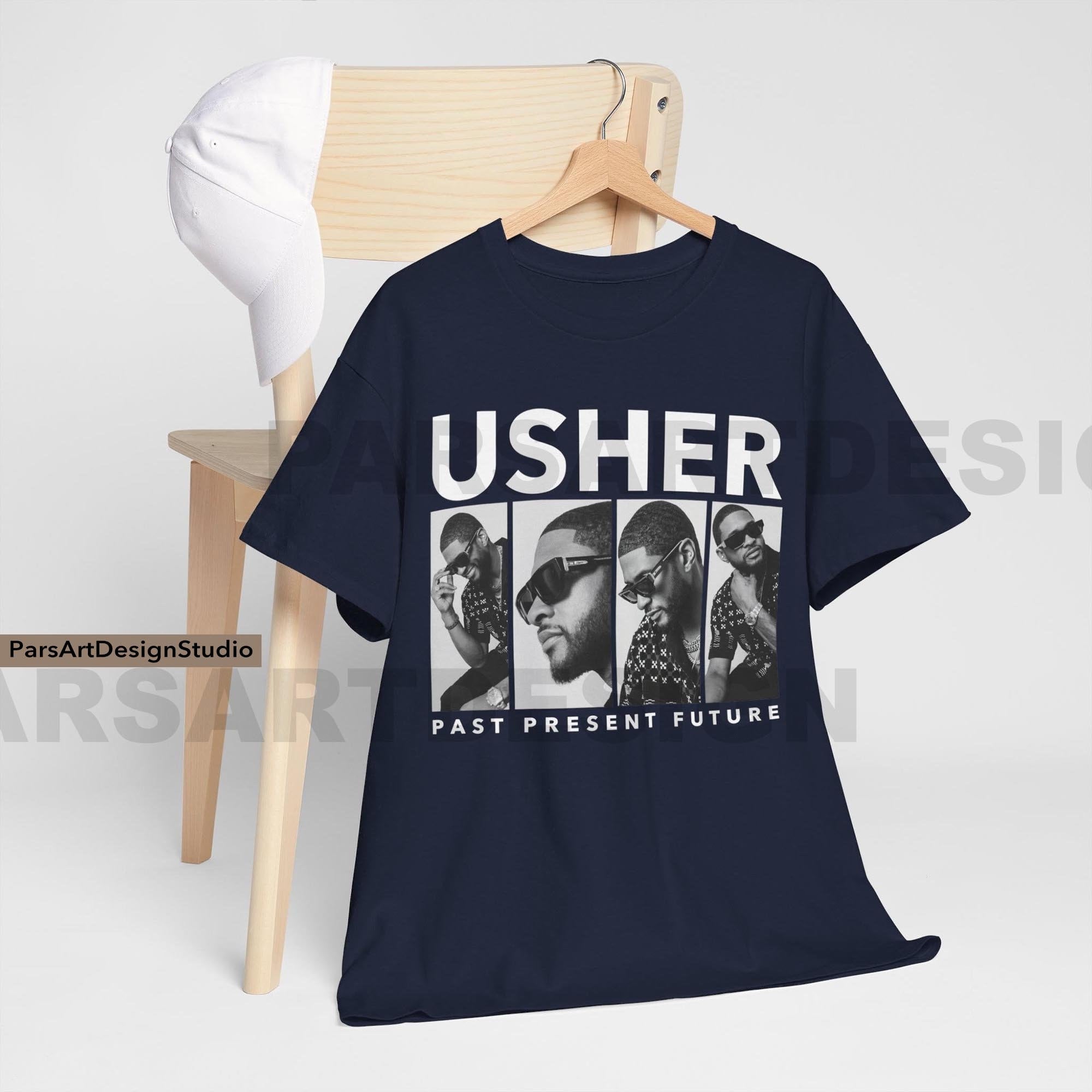 Usher world tour shirt Usher past present future world Tour shirt Usher t-shirt Usher fan merch Usher concert Usher gift TMC