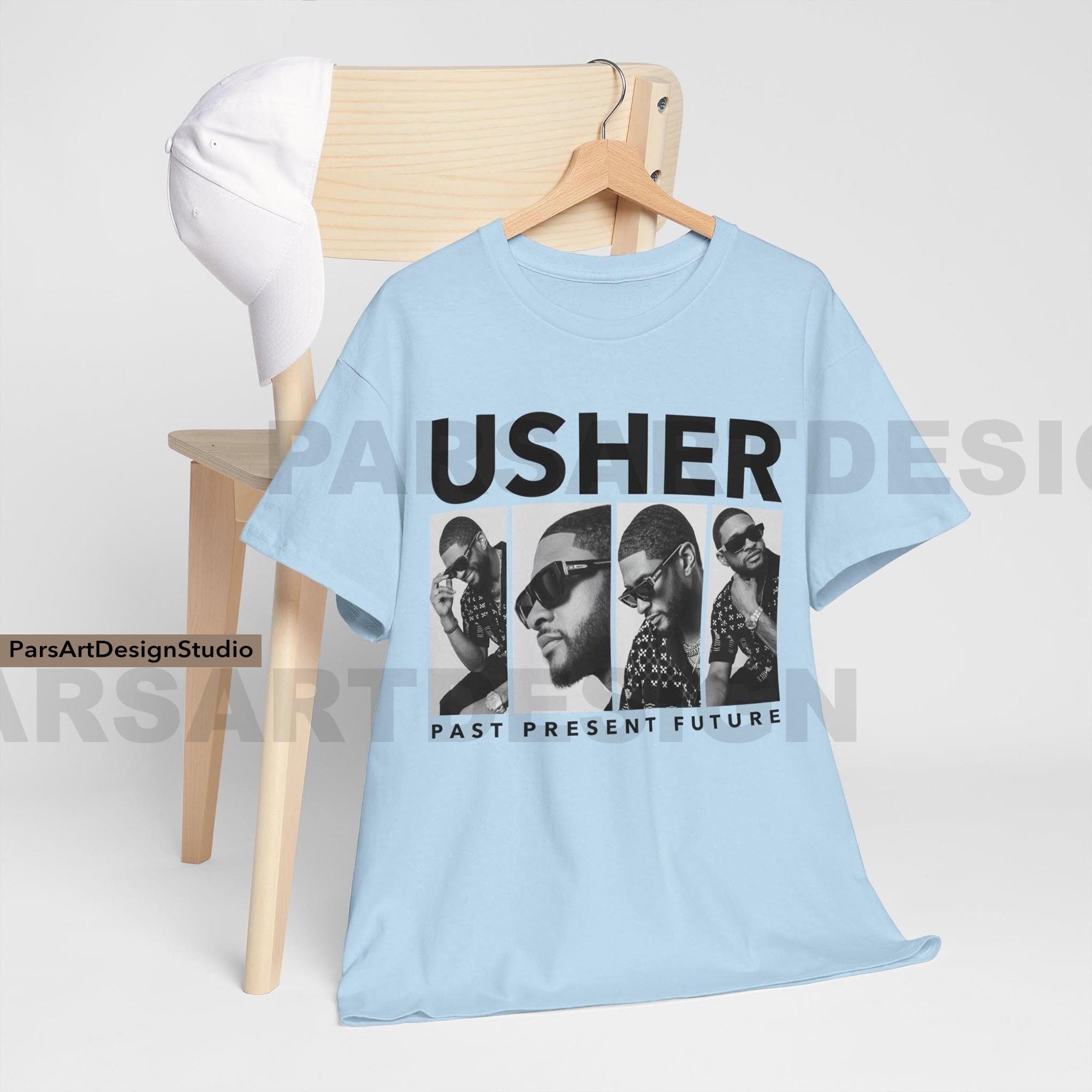 Usher world tour shirt Usher past present future world Tour shirt Usher t-shirt Usher fan merch Usher concert Usher gift TMC