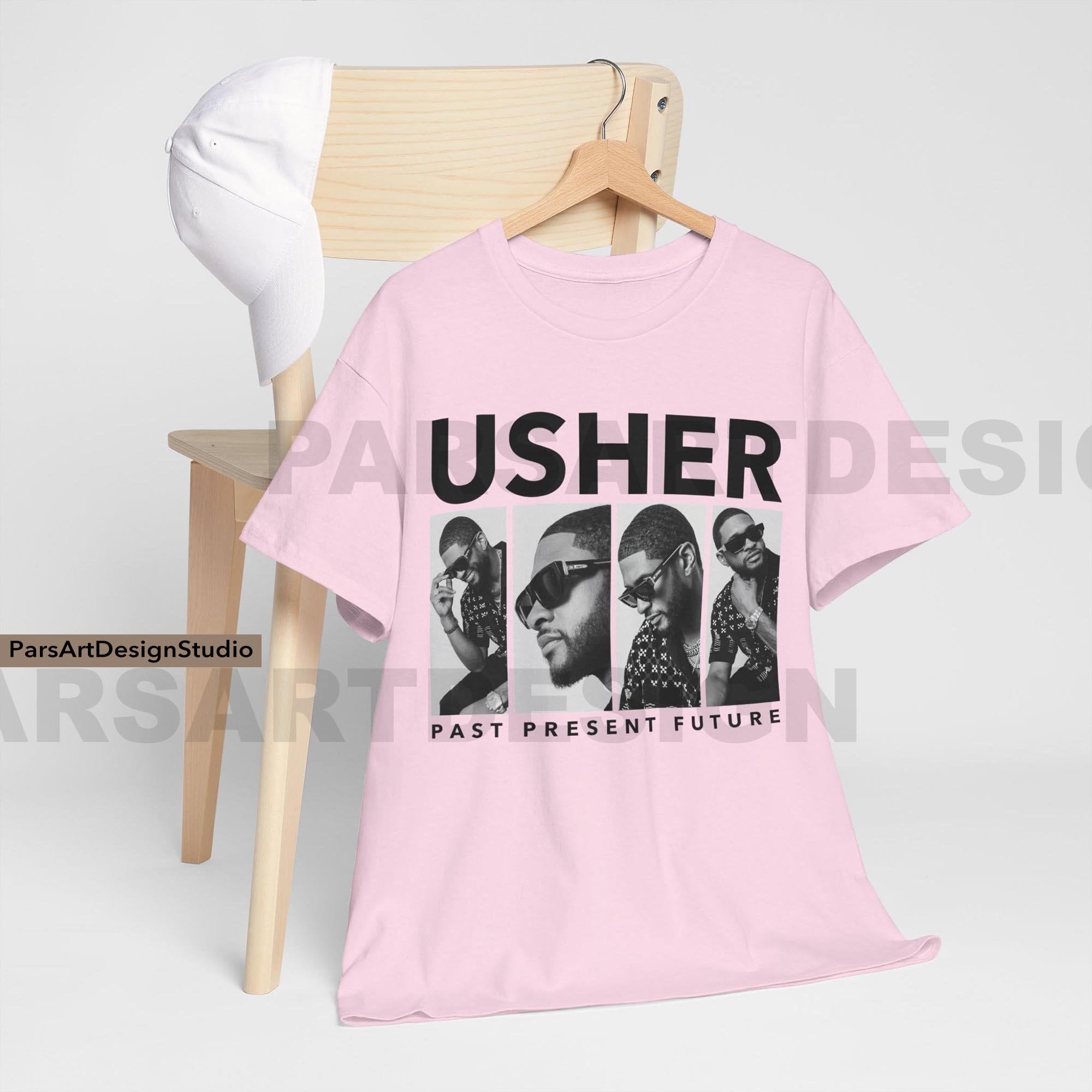 Usher world tour shirt Usher past present future world Tour shirt Usher t-shirt Usher fan merch Usher concert Usher gift TMC