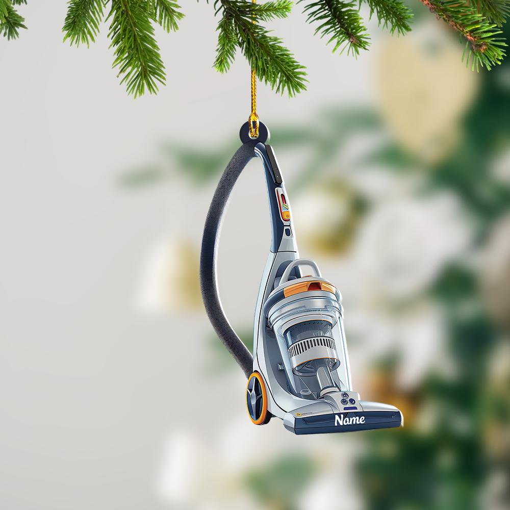 Vacuum Cleaner Christmas Light Ornament, Christmas Tree Decor, Loved Vacuum Cleaner Ornament, Xmas Hanging Ornament Gift HAOR0611