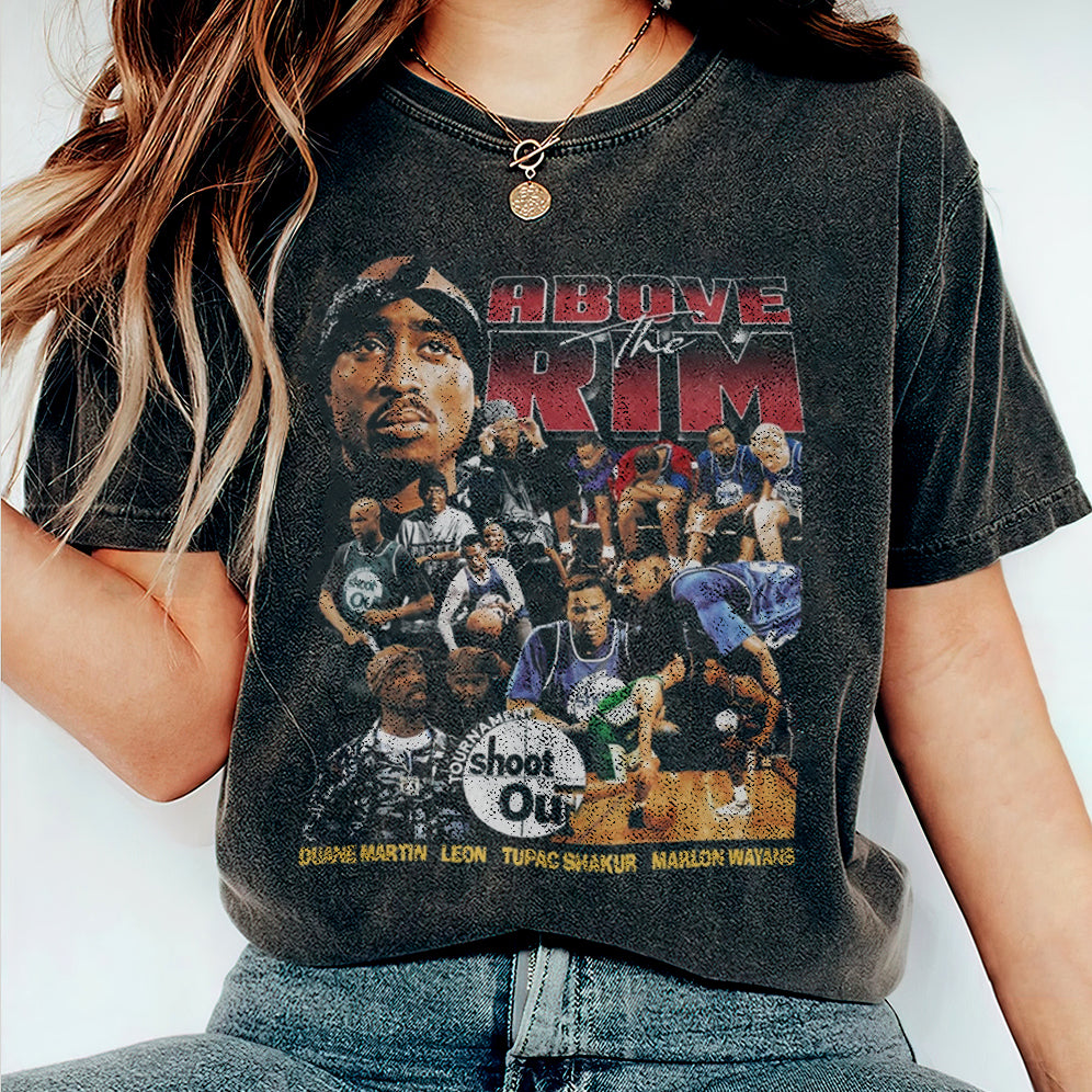 Vintage 90s Graphic Style Above the Rim Shirt - Above the Rim T-Shirt - American Professional Wrestler Tee For Man and Woman Unisex T-Shirt VT8AU8