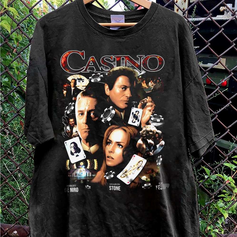 Vintage 90s Graphic Style Casino Shirt - Casino T-Shirt - American Professional Wrestler Tee For Man and Woman Unisex T-Shirt VT8AU8