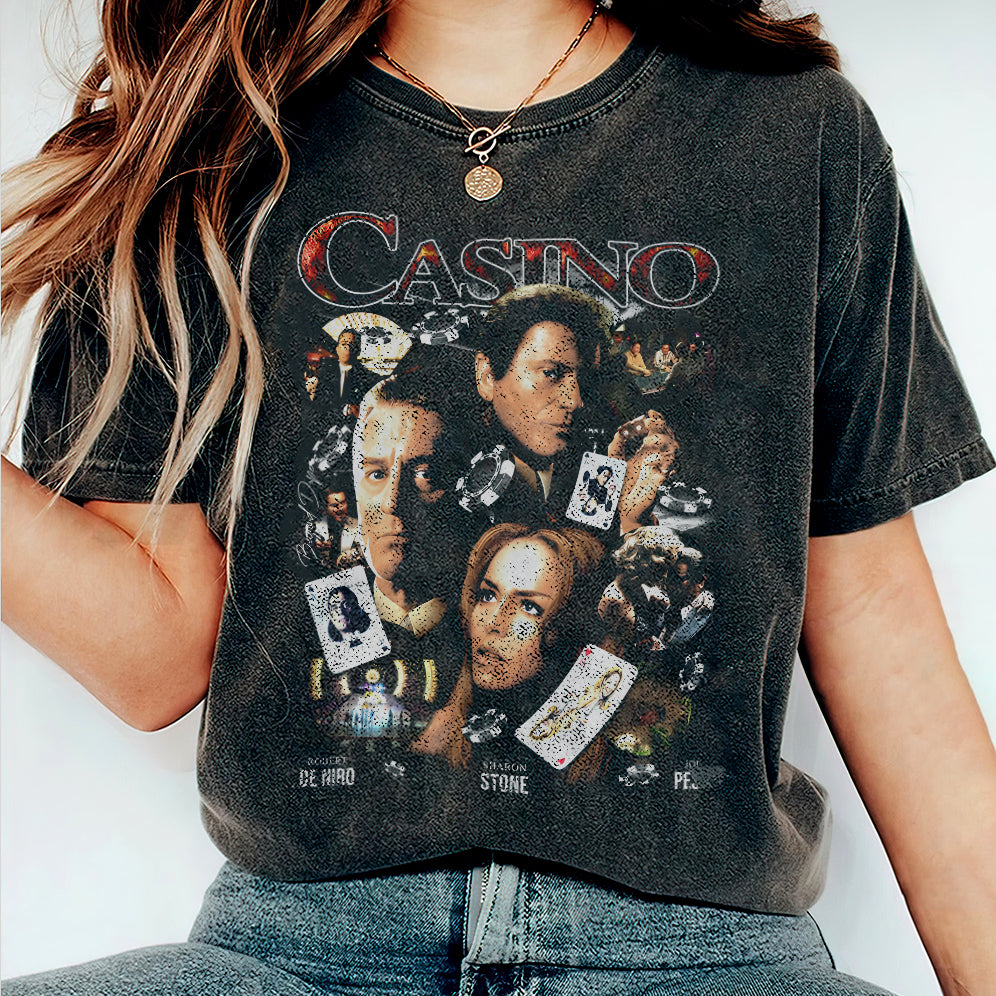 Vintage 90s Graphic Style Casino Shirt - Casino T-Shirt - American Professional Wrestler Tee For Man and Woman Unisex T-Shirt VT8AU8