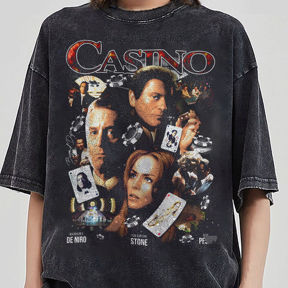 Vintage 90s Graphic Style Casino Shirt - Casino T-Shirt - American Professional Wrestler Tee For Man and Woman Unisex T-Shirt VT8AU8