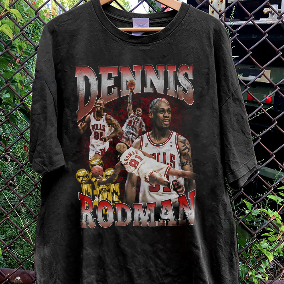 Vintage 90s Graphic Style Dennis Rodman Shirt - Dennis Rodman T-Shirt - American Professional Wrestler Tee For Man and Woman Unisex T-Shirt VT8AU8