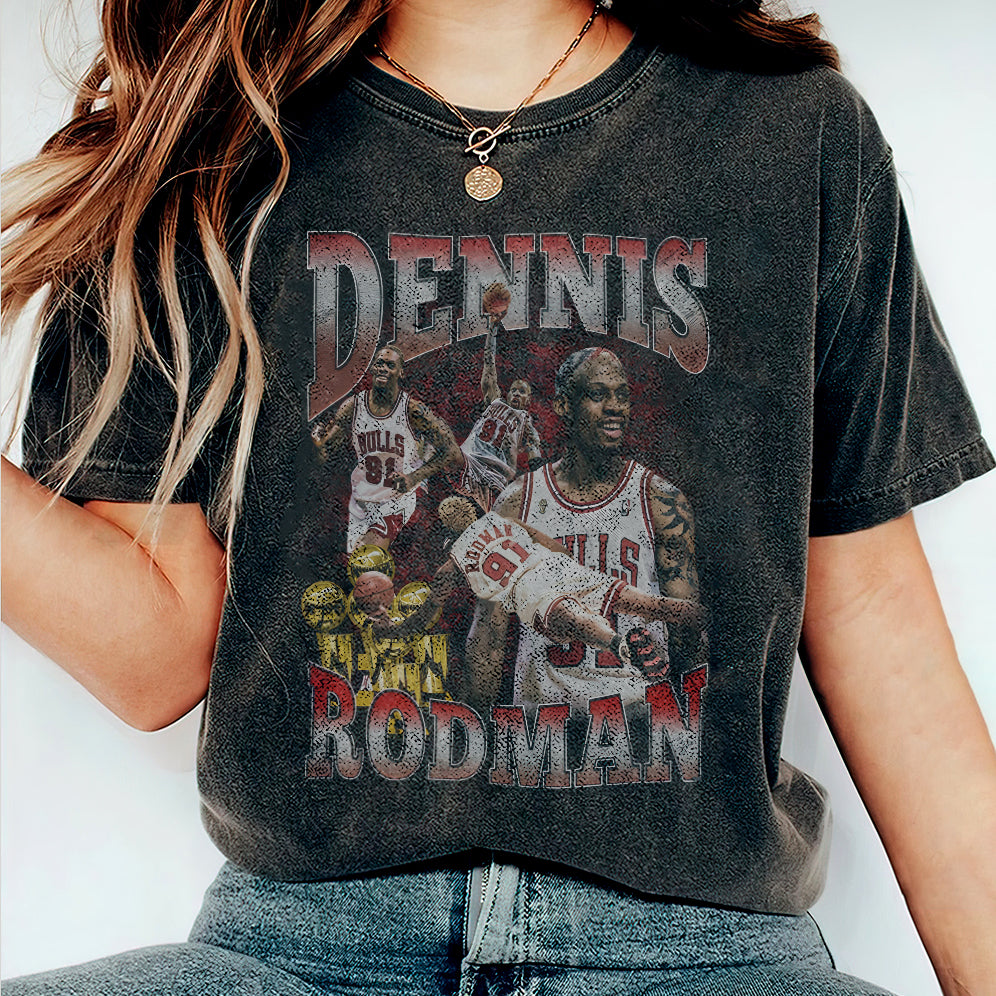 Vintage 90s Graphic Style Dennis Rodman Shirt - Dennis Rodman T-Shirt - American Professional Wrestler Tee For Man and Woman Unisex T-Shirt VT8AU8