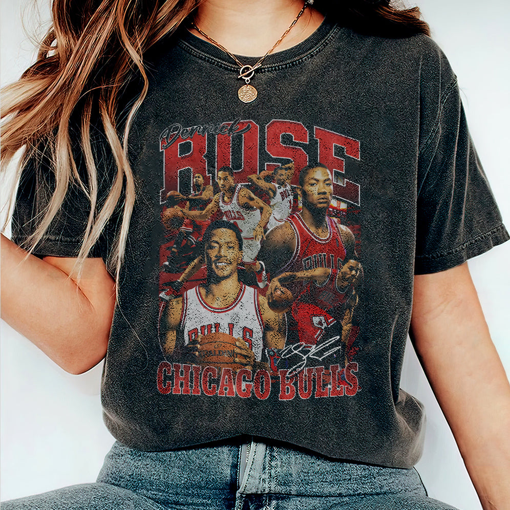 Vintage 90s Graphic Style Derrick Rose Shirt - Derrick Rose T-Shirt - American Professional Wrestler Tee For Man and Woman Unisex T-Shirt VT8AU8