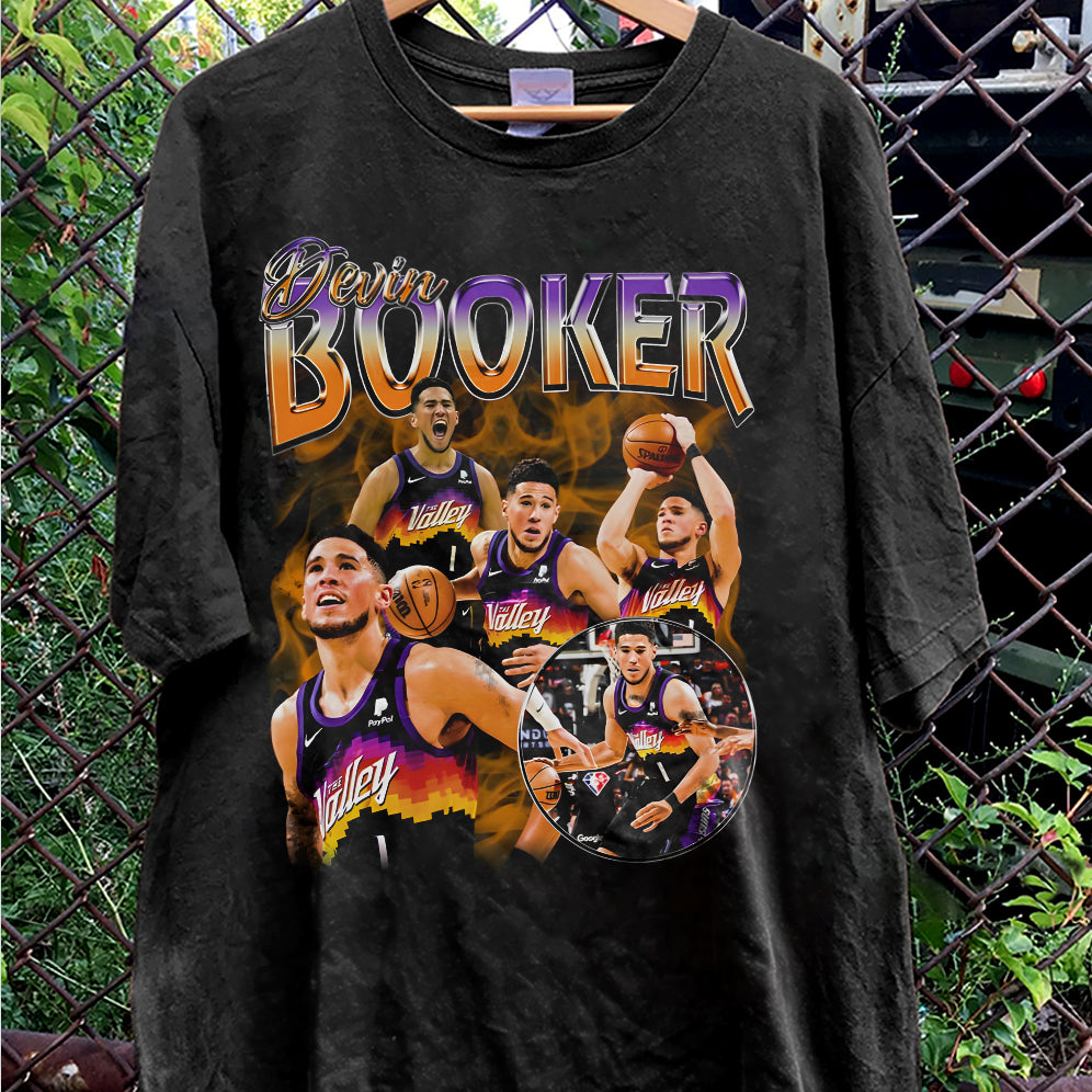 Vintage 90s Graphic Style Devin Booker Shirt - Devin Booker T-Shirt - American Professional Wrestler Tee For Man and Woman Unisex T-Shirt VT8AU8