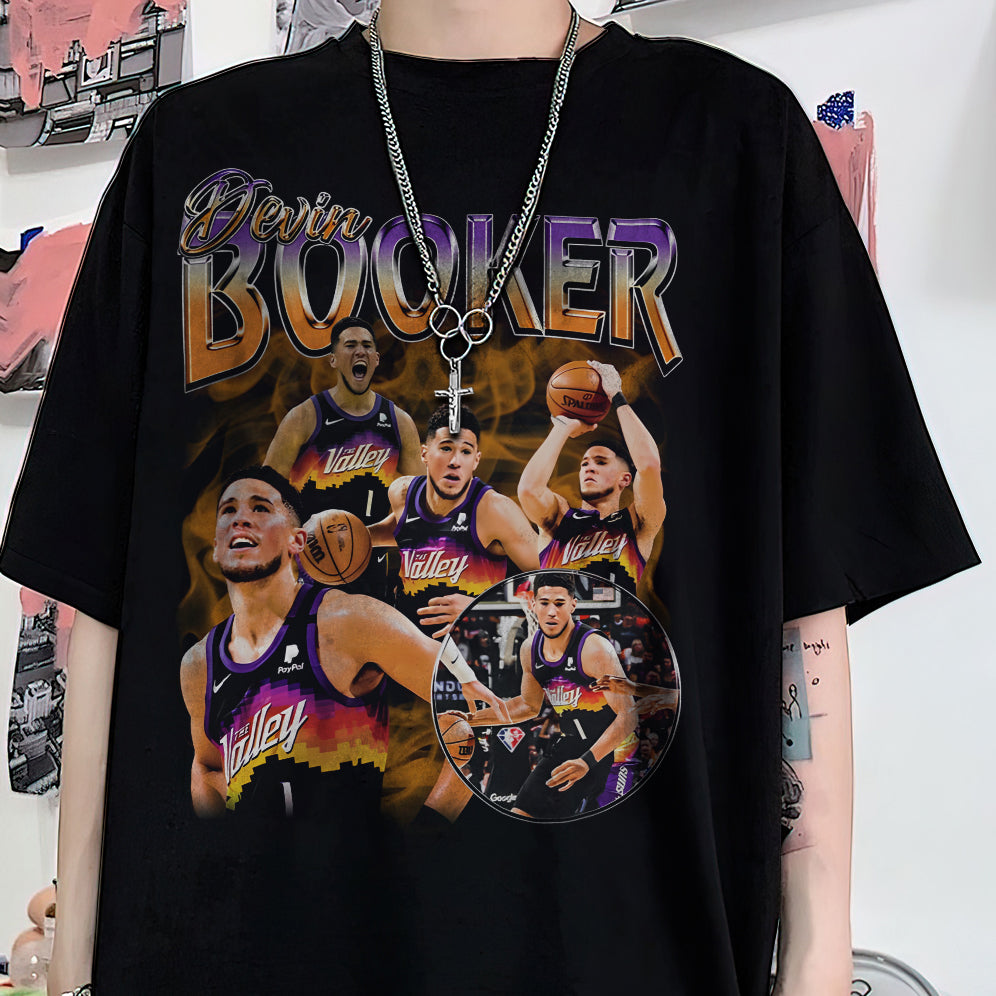 Vintage 90s Graphic Style Devin Booker Shirt - Devin Booker T-Shirt - American Professional Wrestler Tee For Man and Woman Unisex T-Shirt VT8AU8