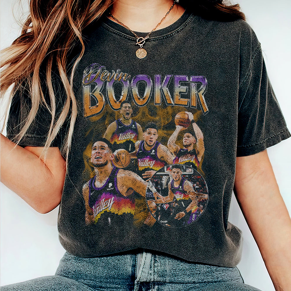 Vintage 90s Graphic Style Devin Booker Shirt - Devin Booker T-Shirt - American Professional Wrestler Tee For Man and Woman Unisex T-Shirt VT8AU8