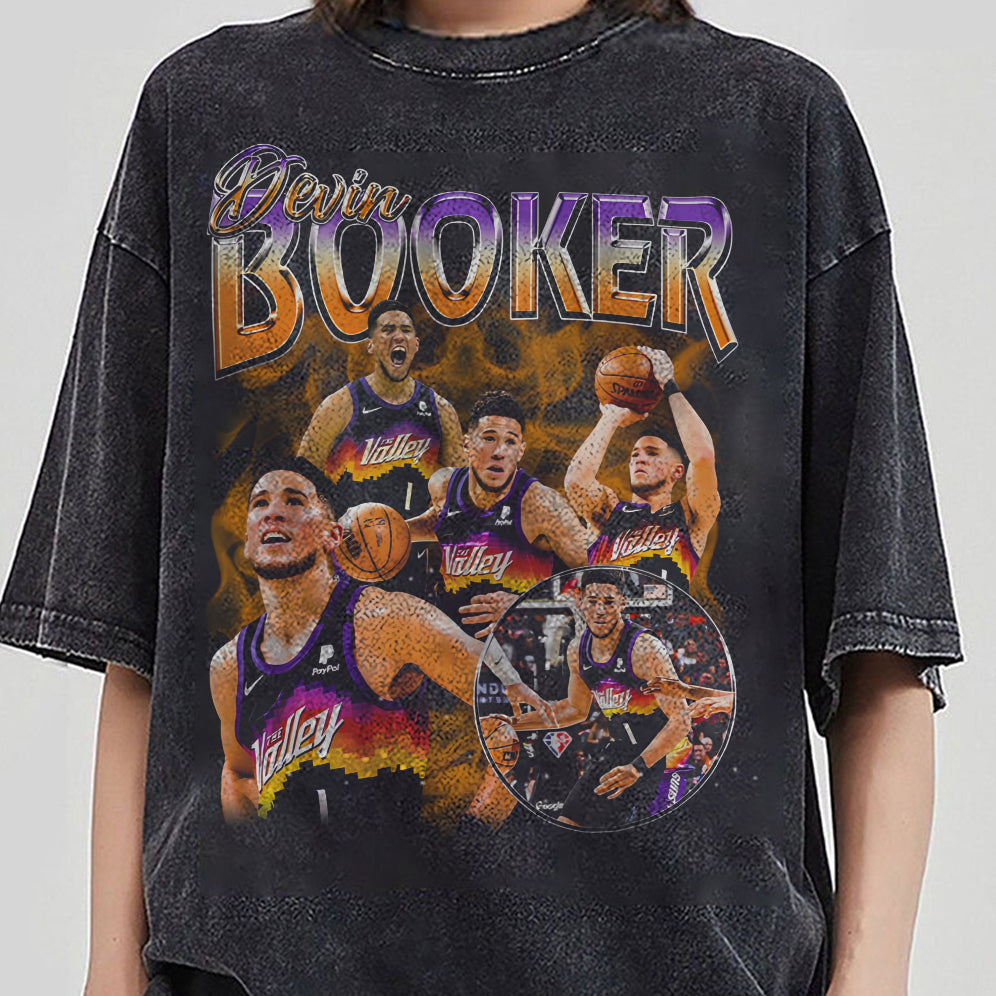 Vintage 90s Graphic Style Devin Booker Shirt - Devin Booker T-Shirt - American Professional Wrestler Tee For Man and Woman Unisex T-Shirt VT8AU8