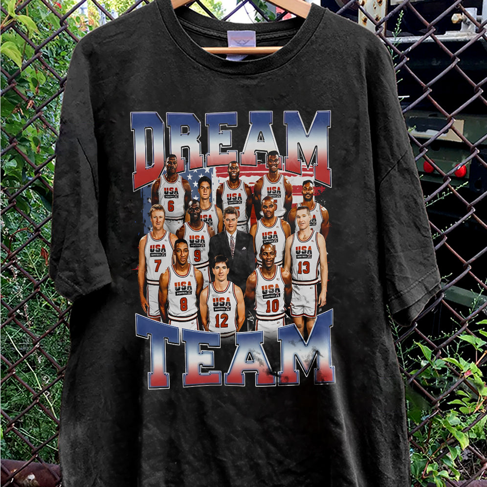 Vintage 90s Graphic Style Dream Team Shirt - Dream Team T-Shirt - American Professional Wrestler Tee For Man and Woman Unisex T-Shirt VT8AU8