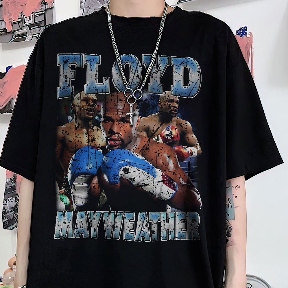 Vintage 90s Graphic Style Floyd Mayweather Shirt - Floyd Mayweather T-Shirt - American Professional Wrestler Tee For Man and Woman Unisex T-Shirt VT8AU8