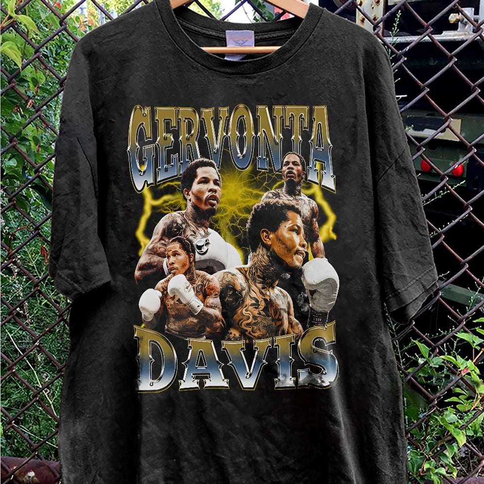 Vintage 90s Graphic Style Gervonta Davis Shirt - Gervonta Davis T-Shirt - American Professional Wrestler Tee For Man and Woman Unisex T-Shirt VT8AU8