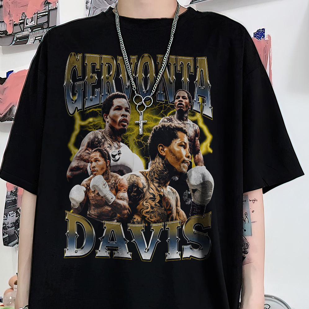 Vintage 90s Graphic Style Gervonta Davis Shirt - Gervonta Davis T-Shirt - American Professional Wrestler Tee For Man and Woman Unisex T-Shirt VT8AU8