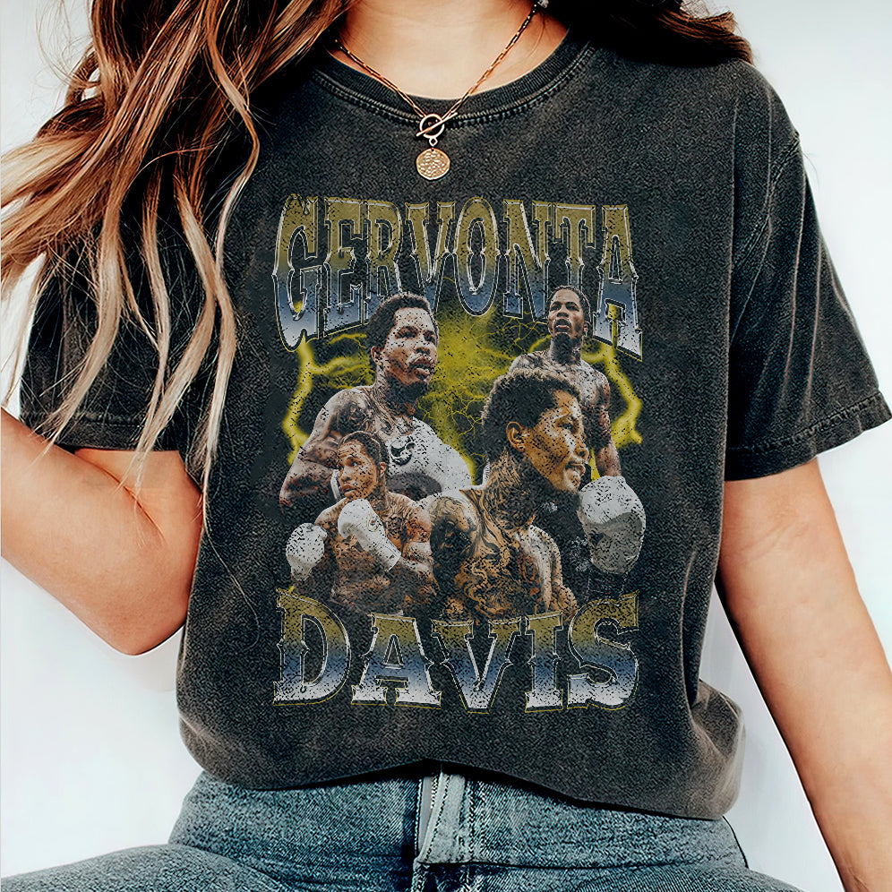 Vintage 90s Graphic Style Gervonta Davis Shirt - Gervonta Davis T-Shirt - American Professional Wrestler Tee For Man and Woman Unisex T-Shirt VT8AU8