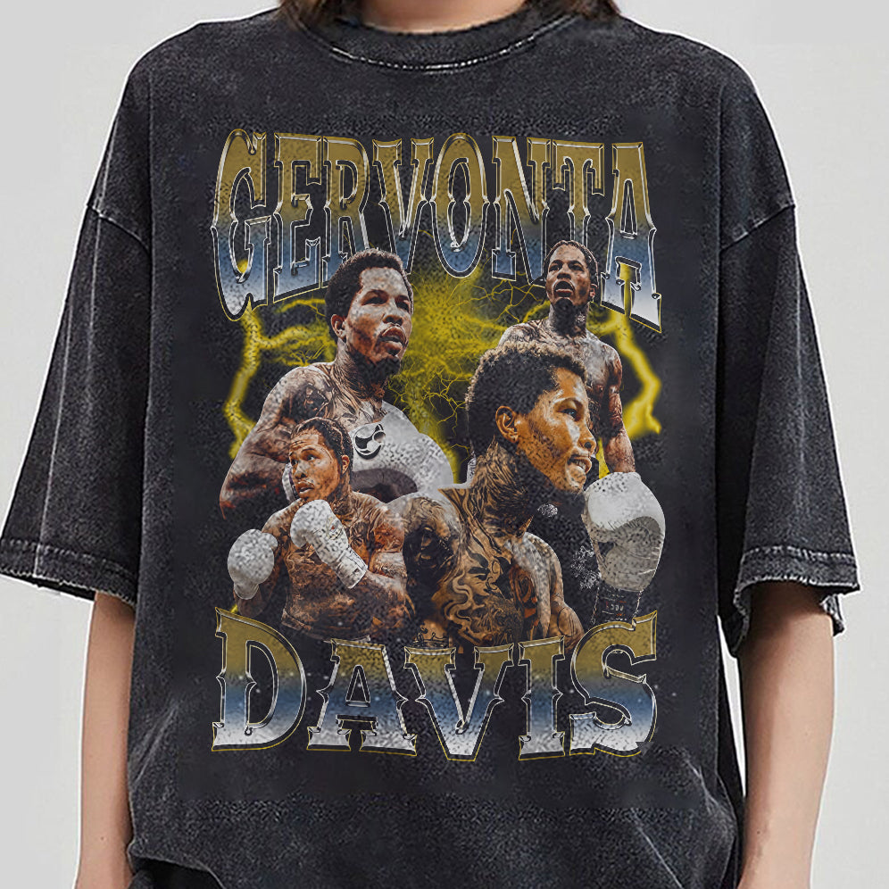 Vintage 90s Graphic Style Gervonta Davis Shirt - Gervonta Davis T-Shirt - American Professional Wrestler Tee For Man and Woman Unisex T-Shirt VT8AU8